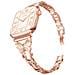 Cinturino Per Apple Watch 38/40/41mm In Acciaio Inossidabile Butterfly, Rosa - Foto miniatura 5