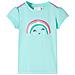 Maglietta Da Bambina Menta Chiaro 128 - Foto miniatura 1