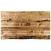 Piano Tavolo Bordi Vivi 120x60x3,8 Cm Legno Di Mango Grezzo - Foto miniatura 1