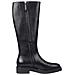 Crepe Look Longboot Stivaletti Pelle Scarpe Donna Nero Eu 39, Fw0fw07492 Bds - Foto miniatura 3