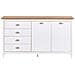 Credenza A 2 Ante Shillington Legno Di Pino Bianco - Foto miniatura 5