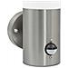 Applique da esterno  con sensore in acciaio inox argento IP44 - Foto miniatura 9