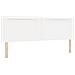 Letto box spring  con materasso bianco super king in finta pelle, Testiera semplice in bianco puro 180 cm in finta pelle - Foto miniatura 7