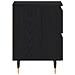 Comodino Nero Rovere 40x35x50 cm Legno ingegnerizzato - Foto miniatura 7