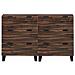 Sideboards con cassetto 2 pcs Marrone 60 x 33.5 x 75 cm - Foto miniatura 4
