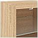 Mobili TV a Muro con LED 8pz Rovere Sonoma Legno Multistrato - Foto miniatura 9