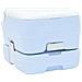 Toilette Portatile per Camping Azzurro 41.5 x 36.5 x 30 cm - Foto miniatura 1