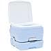 Toilette Portatile per Camping Azzurro 41.5 x 36.5 x 30 cm - Foto miniatura 2
