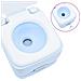 Toilette Portatile per Camping Azzurro 41.5 x 36.5 x 30 cm - Foto miniatura 5