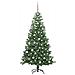 Albero di Natale con 300 LED con supporto Verde 240 cm PVC - Foto miniatura 3