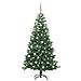 Albero di Natale con 300 LED con supporto Verde 240 cm PVC - Foto miniatura 4