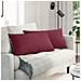 Cuscini da Divano 2 pcs Rosso Vino 80 x 40 cm Tessuto - Foto miniatura 2