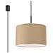 Lampada A Sospensione Nevia Beige Sl. 1849 - Minimalist Lampada A Sospensione Tortora /nero 137x40x40 Cm - Foto miniatura 1
