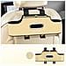 Organizzatore Multifunzionale Per Sedile Auto - Porta Fazzoletti, Porta Bicchieri E Soluzione Di Stoccaggio Beige - Foto miniatura 2