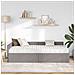 Struttura Letto Angolare con Materasso 2 pcs Talpa Tessuto - Foto miniatura 3