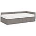 Struttura Letto Angolare con Materasso 2 pcs Talpa Tessuto - Foto miniatura 4