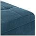 Pouf contenitore con cuscino Blu 60 x 60 x 45 cm Velluto - Foto miniatura 7