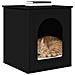 Casa per Gatti Nero 53 x 52 x 62 cm Legno multistrato - Foto miniatura 3