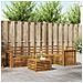 Set divani 6 pcs Naturale Legno di Acacia Massello - Foto miniatura 2