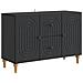 Mobile TV Nero 89 x 34,5 x 60 cm Legno ingegnerizzato - Foto miniatura 1