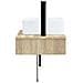 Lavabo da Parete Rovere Sonoma 53 x 35 x 39 cm - Foto miniatura 5