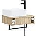 Lavabo da Parete Rovere Sonoma 53 x 35 x 39 cm - Foto miniatura 7