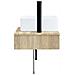Lavabo da Parete Rovere Sonoma 53 x 35 x 39 cm - Foto miniatura 3