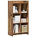 Libreria Legno antico 59 x 30 x 111 cm Legno ingegnerizzato - Foto miniatura 2
