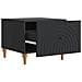 Tavolino da salotto Nero 49 x 50 x 40 cm Legno ingegnerizzato - Foto miniatura 3