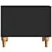 Tavolino da salotto Nero 49 x 50 x 40 cm Legno ingegnerizzato - Foto miniatura 5