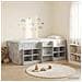 Struttura Letto Loft con Mobile 3 pz Grigio Cemento - Foto miniatura 2