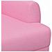 Loveseat con bottoni imbottiti Rosa 116 x 67 x 80 cm Tessuto - Foto miniatura 6