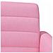 Loveseat con bottoni imbottiti Rosa 116 x 67 x 80 cm Tessuto - Foto miniatura 7