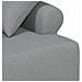 Loveseat con bottoni imbottiti Grigio Chiaro 120 x 65 x 79 cm - Foto miniatura 6