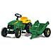 Trattore Kid JohnDeere c / Rimorchio 142x47x52 012190 - Foto miniatura 2