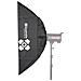 Softbox 30x120cm Rettangolare Con Attacco Bowens - Foto miniatura 2