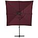 Ombrellone Da Giardino Bordeaux / grigio Scuro 250 X 250 X 235 Cm Monza - Foto miniatura 18