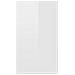 Scrivania Bianco Lucido 90x40x72 cm in Legno Multistrato - Foto miniatura 4