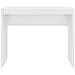 Scrivania Bianco Lucido 90x40x72 cm in Legno Multistrato - Foto miniatura 5