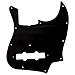 Pro 11-hole J Bass Pickguard Per La Jpn Fender Giappone 4 Corde Jazz Bass 3ply Nero - Foto miniatura 1