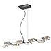 Sospensione A Soffitto Con Barra In Cristallo A Led Integrata A 8 Luci - Foto miniatura 6