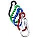 5 X Moschettone A Gancio Per Camping - Sport Portachiavi Mini Spring 5 Centimetri - D Anello Clip Per Viaggio Di Campeggio Backpack Bag Escursionismo - Leggero Piccolo Moschettone - Clip Della Catena Chiave - Foto miniatura 2
