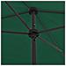 Ombrellone da Spiaggia Verde 200x125 cm - Foto miniatura 4