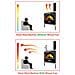 Ventilatore Stufa Per Una Migliore Distribuzione Del Calore 5 Pale Nero - Foto miniatura 10