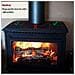 Ventilatore Stufa Per Una Migliore Distribuzione Del Calore 5 Pale Nero - Foto miniatura 5
