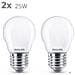 Led Classico 25w P45 E27 Ww Fr Nd 2 Pezzi - Foto miniatura 1