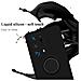 Custodia Compatibile Con Huawei P40 Pro+ In Liquid Nero - Coperchio Protettivo In Silicone Tpu Flessibile Con Anello - Foto miniatura 3