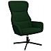 Sedia Relax Verde Scuro In Velluto - Foto miniatura 2