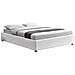 Kennington Struttura Letto Bianca Con Contenitore Integrato160x200 Cm - Foto miniatura 3