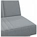 Divano Letto Grigio Chiaro In Tessuto - Foto miniatura 8